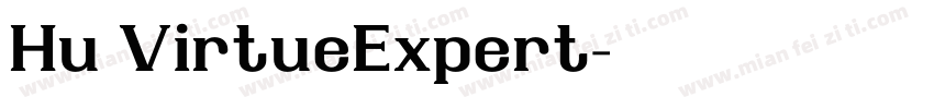 Hu VirtueExpert字体转换